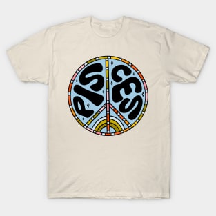 Pisces Peace Sign T-Shirt